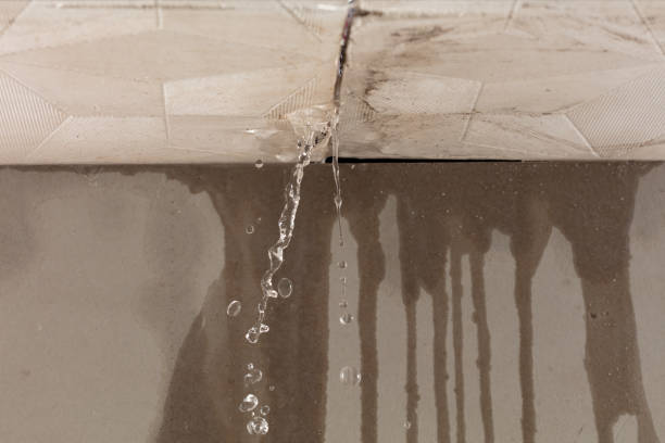 Professional Burst Pipe Cleanup technician working in Oaks, OK